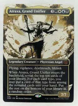 Atraxa, Grand Unifier (Showcase) NM 316 Phyrexia: All Will Be One MTG NM - Image 1