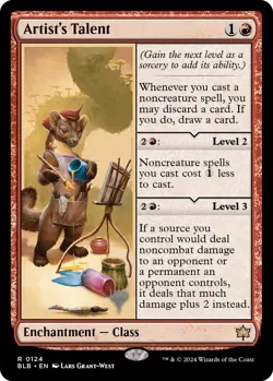 Foil - Artist's Talent - 124 / NM / English MTG - Image 1
