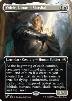 Foil - Odric, Lunarch Marshal (Borderless) - 298 / NM / English MTG - Image 1