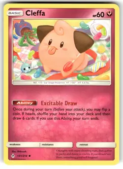 Cleffa 131/214 Uncommon Unbroken Bonds Pokemon Near Mint - Image 1
