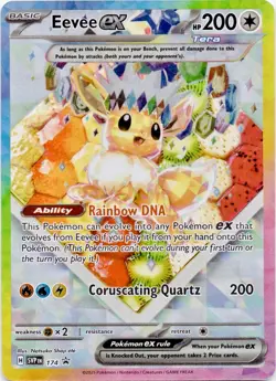 Eevee ex 174 Holo Promo Scarlet & Violet Promo Pokemon Near Mint - Image 1