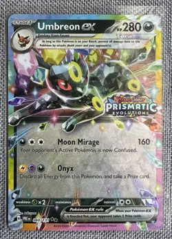 Pokemon TCG Prismatic Evolutions Holo Promo EX Card Lot - Eeveelutions & Pikachu - Image 3