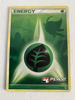 Pokemon Call Of Legends Play! Pokemon Crosshatch Holo Grass Energy - Image 1