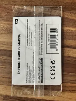 Pokemon Primarina 020 Pitch Black Cosmos Promo Barnes & Noble Sealed! - Image 2