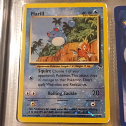 Pokemon Marill 11/18 Southern Islands Promo Reverse Holo English Basic 40HP - Image 1