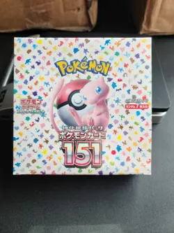 Pokemon 151 Japanese Booster Box Factory Sealed US seller With Shrink - Image 1