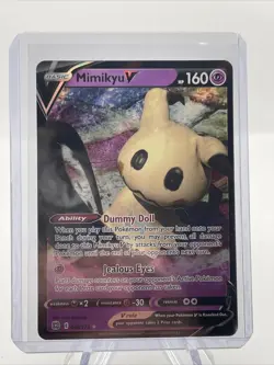 Pokemon TCG Mimikyu V Sword & Shield: Brilliant Stars 068/172 Holo Ultra Rare - Image 1
