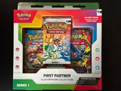 Pokemon First Partner Illustration Collection Series 1 Sealed Box - Image 1