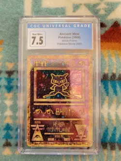 ANCIENT MEW HOLO – 2000 POKEMON MOVIE PROMO – CGC 7.5 NM+ – VINTAGE WOTC - Image 1