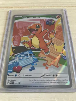 Charmander First Partner Illustration Rare Promo 038 Pokemon 30th Anniversary - Image 1