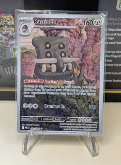 Pokemon Pitch Black Bastiodon 093/084 Illustration Rare IR NM - Image 1