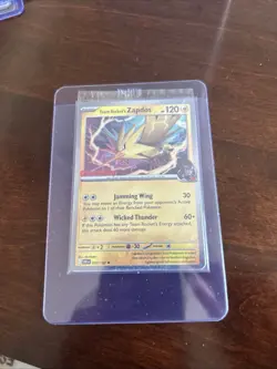 Pokemon TCG Destined Rivals Team Rocket’s Zapdos Gamestop Promo 070/182 - Image 3