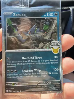Zarude Pitch black promo gamestop NEW SEALED IN HAND! SHIPS FAST - Image 3