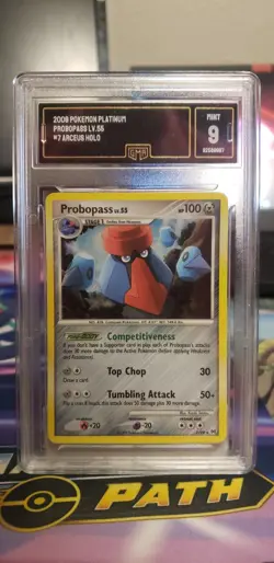 GMA 9 MINT Probopass Lvl.55 HOLO Platinum Arceus 7/99 Pokemon 2009 - Image 1
