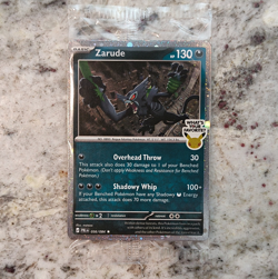 Zarude Promo Pitch Black Gamestop Exclusive SEALED - Image 1