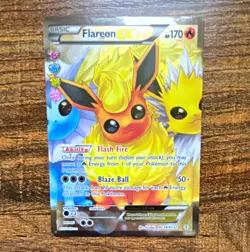 Flareon EX RC28/RC32 Generations Radiant Collection Full Art Holo UR 170 HP Eng - Image 1