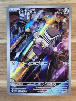 Pokemon TCG - S&V - Obsidian Flames - Varoom 206/197 - Illustration Rare - NM - Image 1