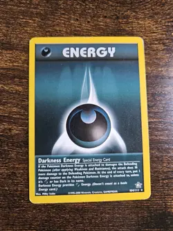 Vintage Pokemon TCG - Darkness Energy 104/111 - Neo Genesis - MP - Image 1