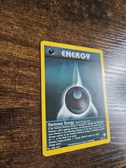 Vintage Pokemon TCG - Darkness Energy 104/111 - Neo Genesis - MP - Image 2
