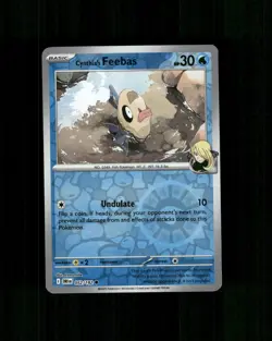 Cynthia's Feebas 052/182 Common Destined Rivals Pokemon Reverse Holo Near Mint - Image 1