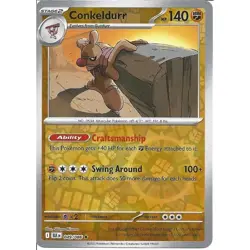 Conkeldurr - Reverse Holo - SV-10.5 Black Bolt - Pokemon TCG - 049/086 - Image 1