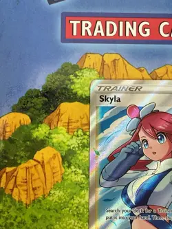 Pokemon Trainer Skyla Shining Fates Full Art Rare 072/072 Lightly Played - Image 3