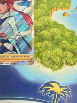 Pokemon Trainer Skyla Shining Fates Full Art Rare 072/072 Lightly Played - Image 5