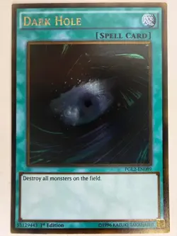 Dark Hole - PGL2-EN089 - Gold Rare - 1st Edition - Image 1