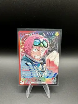 Koby (001) (Alternate Art) L A Fist of Divine Speed OP11-001! - Image 1
