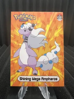 Shining Mega Ampharos #181 - Johto Shiny Infinity Set 2024 - Pokemon 2 Card NM - Image 1