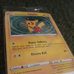 SEALED Special Delivery Pikachu SWSH074 Promo Card - Image 4