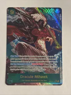 OP14-119 Dracule Mihawk FOIL SEC Alt Art One Piece TCG English Card M/NM - Image 1