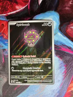 Pokemon TCG Spiritomb 148/132 Mega Evolution Illustration Rare Card NM Condition - Image 1