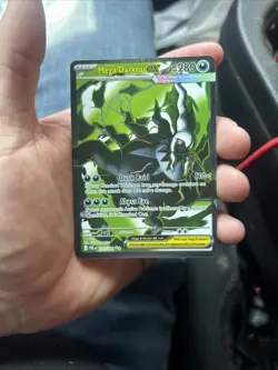 Mega Darkrai EX Ultra Rare 101/084 Pitch Black Card IN HAND!!! Pokemon English - Image 1