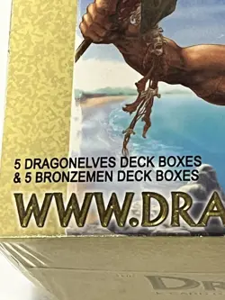 Dragon Elves E-Card Game Box Set NEW 5 Dragonelves & 5 Bronzemen Decks RARE - Image 2