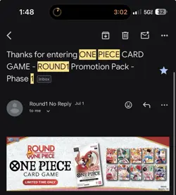 Round 1 One Piece Card Game Promotional Pack - English Presale ALL 10 packs ✅ - Image 1