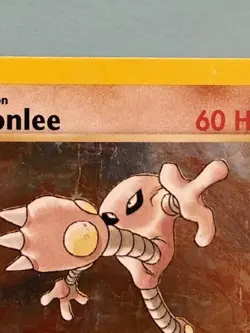 Pokemon TCG Hitmonlee 7/62 Fossil Holo Rare WOTC Vintage Card - Image 3