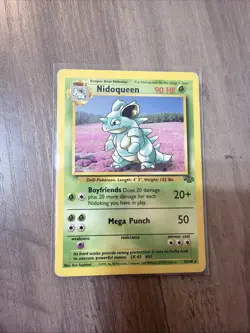 Nidoqueen 23/64 Pokemon Jungle Unlimited Vintage Rare Pokemon Card WOTC MP - Image 1