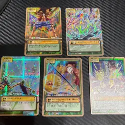 One Piece Card Game Set of 5 Luffy Eneru Wiper Holo Cards Sky Island Arc from Ja - Image 1