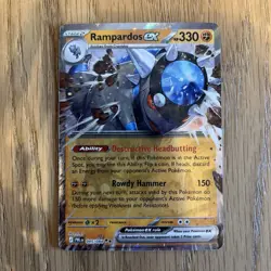Rampardos Ex 045/084 Pitch Black Pokemon card TCG - Image 1