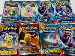 Pokemon TCG - 8 Booster Packs Lot - Factory Sealed Unweighed - Image 2