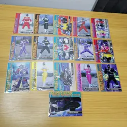 Vintage Power Rangers In Space Card Lot 1997 Bandai Bundle Lot of 16 Cards - Image 1