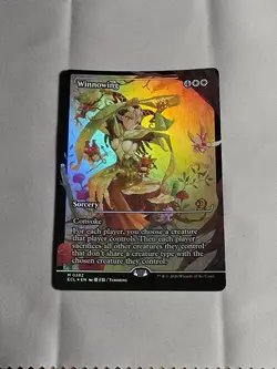 Magic: The Gathering - Lorwyn Eclipsed - Winnowing Borderless Showcase Foil NM - Image 1
