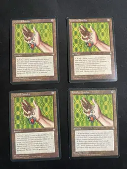 MtG X4 Jeweled Amulet Ice Age Magic the Gathering - Image 1