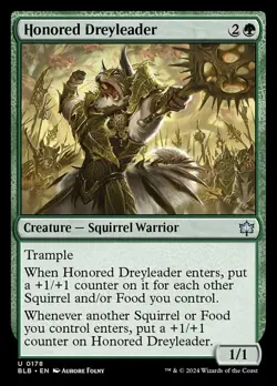 Honored Dreyleader - Foil Light Play, English Magic the Gathering MTG Bloomburro - Image 1