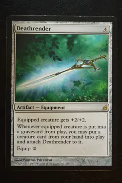 Magic The Gathering MTG DEATHRENDER Lorwyn HP Damaged - Image 1