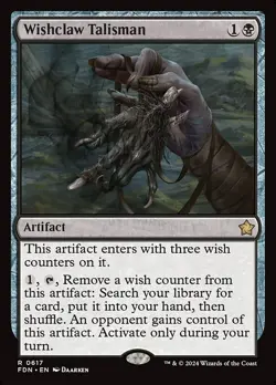 Wishclaw Talisman | MTG | FDN | NM |NORMAL | #617 - Image 1