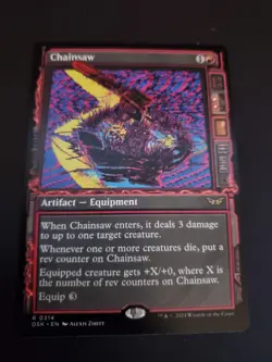 Magic the Gathering: Duskmourn - Chainsaw (Regular Showcase 0314 DSK) NM MTG - Image 1