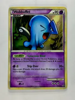 Wobbuffet 2010 Pokemon HeartGold SoulSilver Black Star Promos #HGSS04 * LP - Image 1