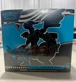 SEALED Pokemon TCG Scarlet & Violet Black Bolt Elite Trainer Box 1 Box - Image 1